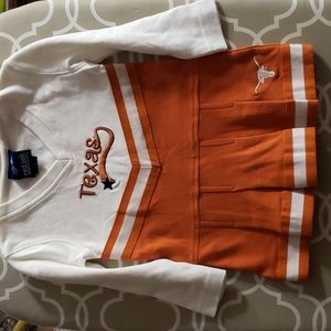 TEXAS Longhorn CHEERLEADER Mascot DRESS 12 Month Super Cute